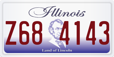 IL license plate Z684143