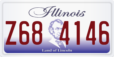 IL license plate Z684146