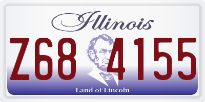 IL license plate Z684155