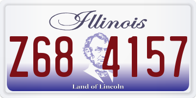 IL license plate Z684157