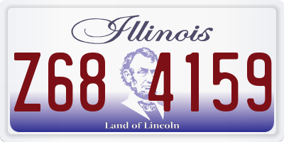 IL license plate Z684159