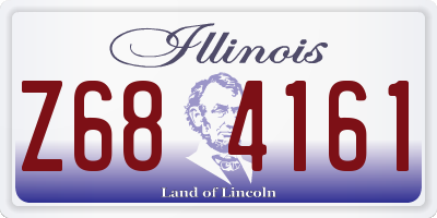 IL license plate Z684161