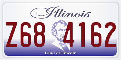 IL license plate Z684162