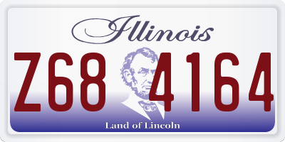 IL license plate Z684164