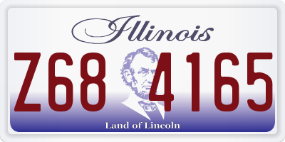 IL license plate Z684165