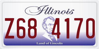 IL license plate Z684170