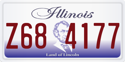 IL license plate Z684177