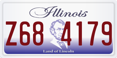 IL license plate Z684179