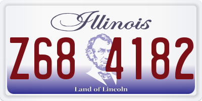 IL license plate Z684182