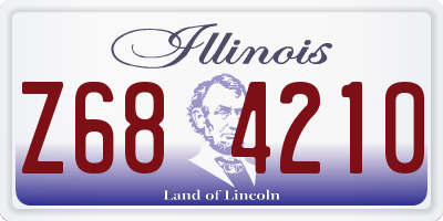 IL license plate Z684210