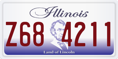 IL license plate Z684211