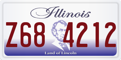 IL license plate Z684212