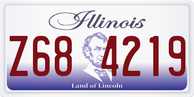 IL license plate Z684219