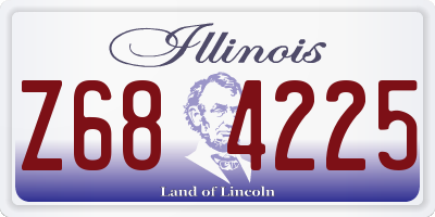 IL license plate Z684225