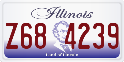 IL license plate Z684239