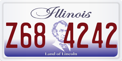 IL license plate Z684242