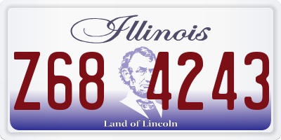 IL license plate Z684243