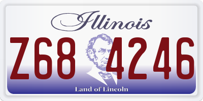 IL license plate Z684246