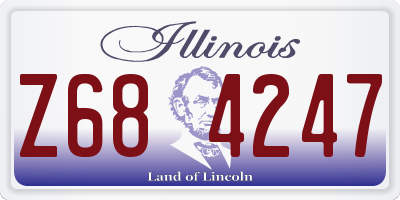 IL license plate Z684247
