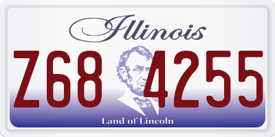 IL license plate Z684255