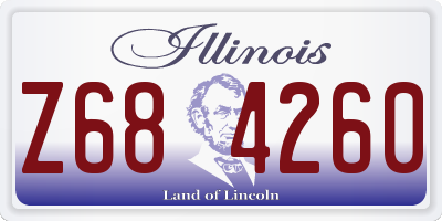 IL license plate Z684260