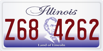 IL license plate Z684262