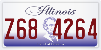 IL license plate Z684264