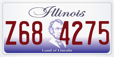 IL license plate Z684275
