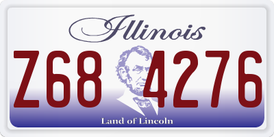 IL license plate Z684276