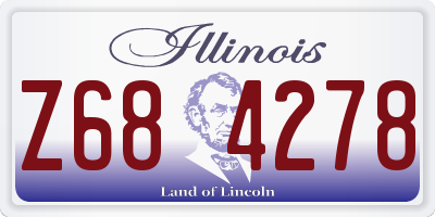 IL license plate Z684278