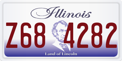 IL license plate Z684282