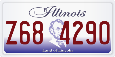 IL license plate Z684290