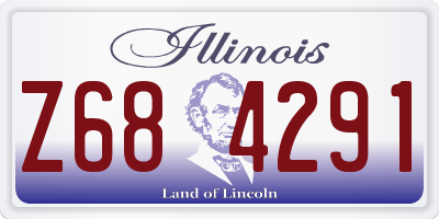 IL license plate Z684291