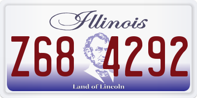 IL license plate Z684292