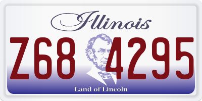 IL license plate Z684295