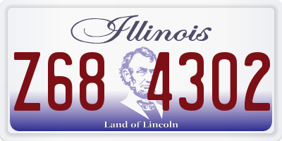 IL license plate Z684302