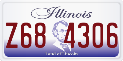 IL license plate Z684306