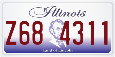 IL license plate Z684311