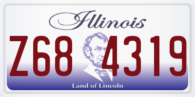 IL license plate Z684319