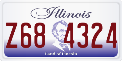 IL license plate Z684324