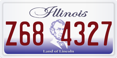IL license plate Z684327