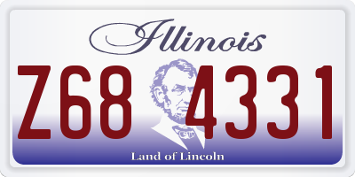 IL license plate Z684331