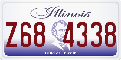 IL license plate Z684338