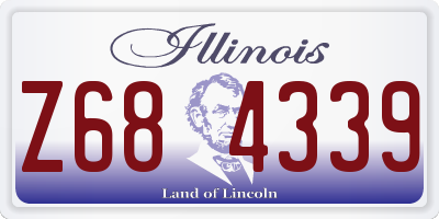 IL license plate Z684339