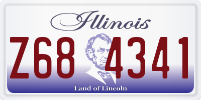 IL license plate Z684341