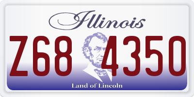 IL license plate Z684350