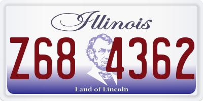 IL license plate Z684362