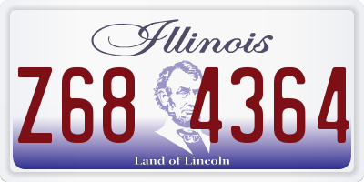 IL license plate Z684364