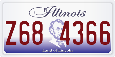 IL license plate Z684366