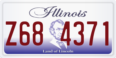IL license plate Z684371